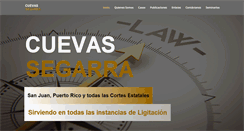 Desktop Screenshot of cuevassegarra.com